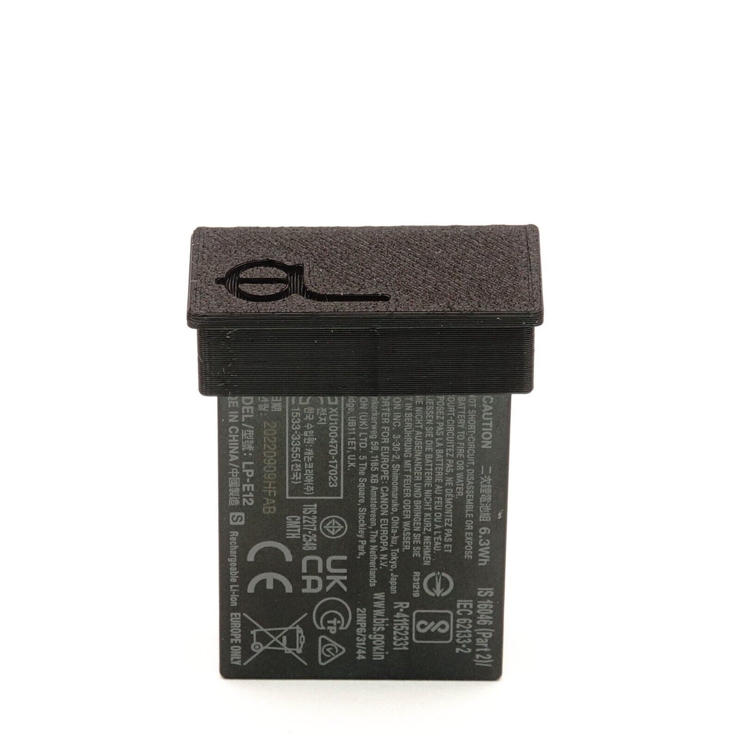 2x Battery protection for Canon LP-E12 (EOS M50, 100D, M series)