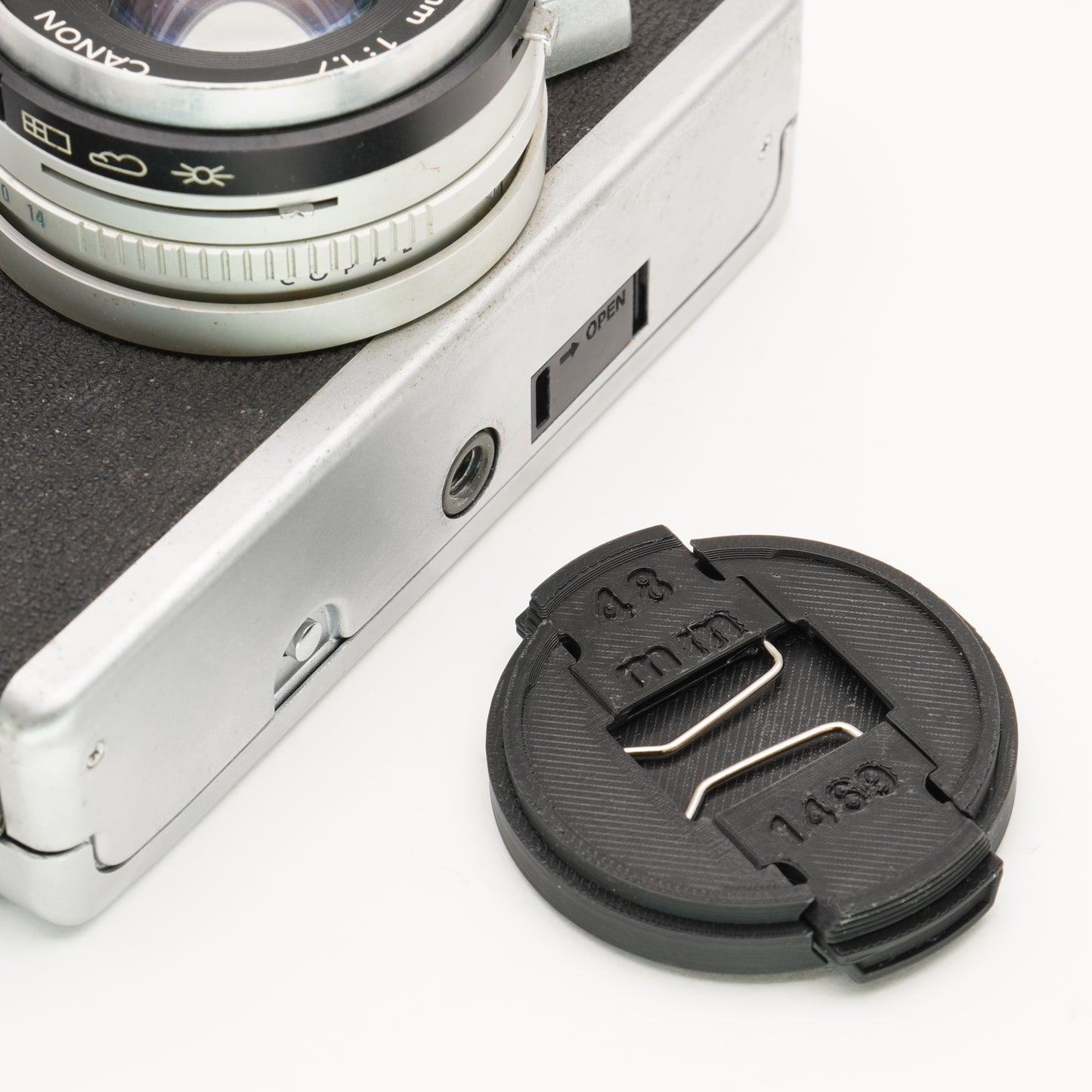 Lens cap 48mm snap-on for Canonet QL17 G-III & Canon FL