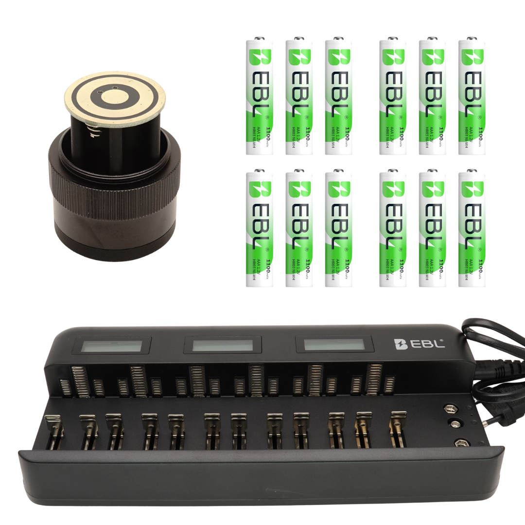 Adattatore per batterie V2 per Beaulieu 4008 S, ZM, ZMII, ZM4 e M3