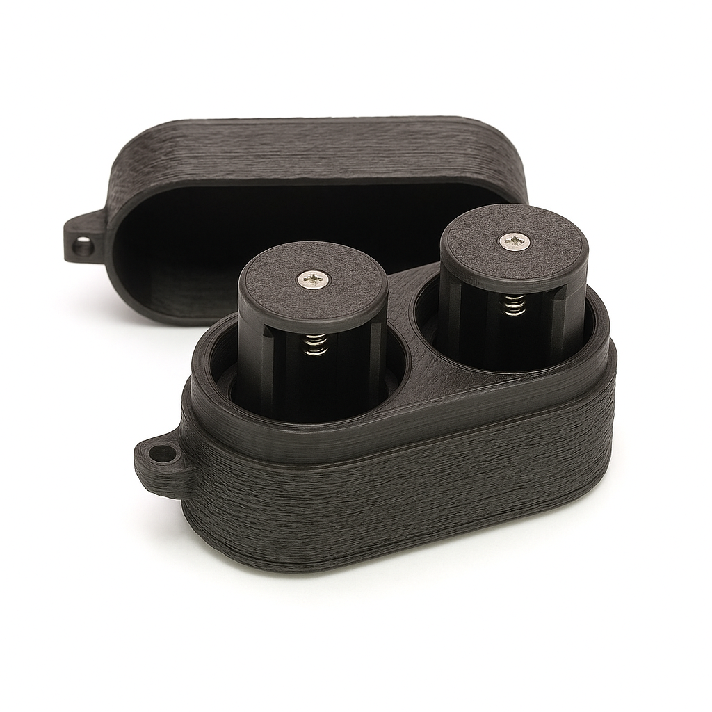 Boîte de transport pour 2 adaptateurs de batterie pour Hasselblad 500 EL