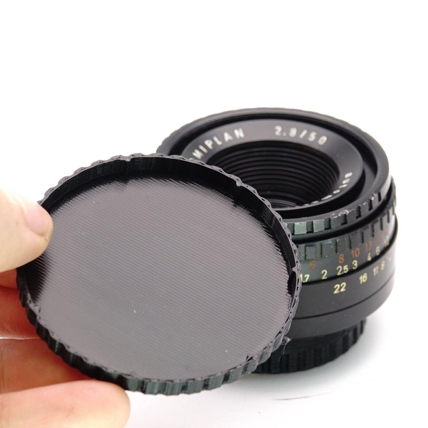 Bouchon d'objectif (53mm) pour Meyer-Optik Domiplan 2.8/50