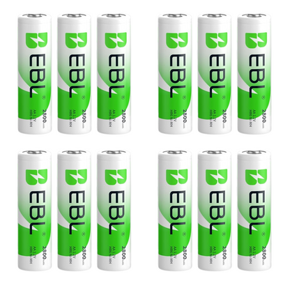 Batería recargable AA Mignon NiMH 2800mAh – EBL
