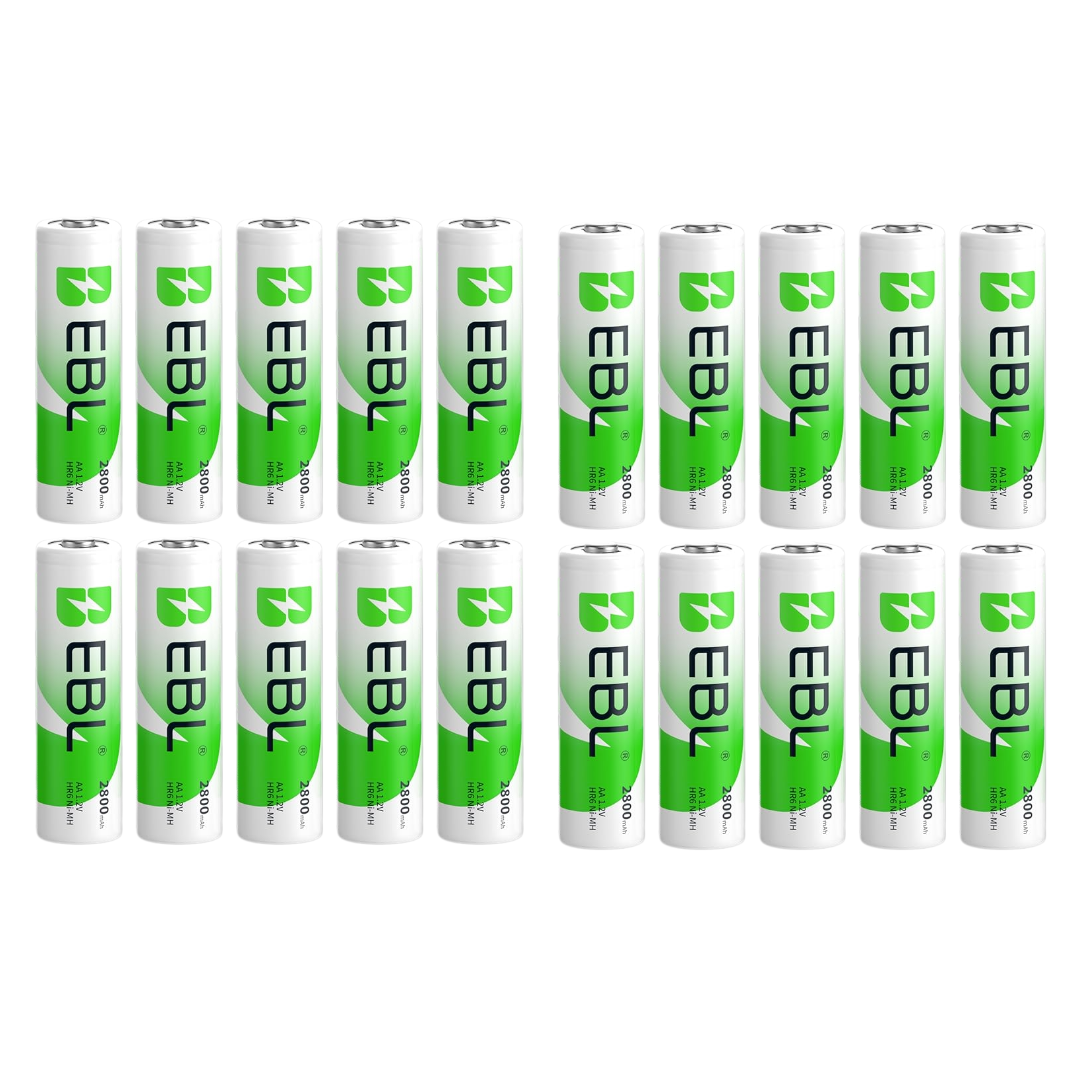 EBL AA Akkus 2800mAh NiMh für Metz 60 CT Adapter