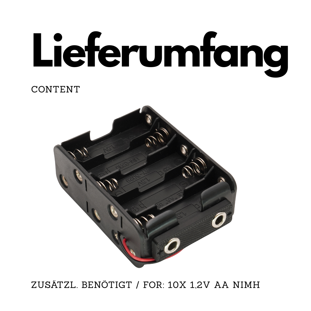 Battery adapter S-12 (10x AA) for Canon Scoopic 16M, MN, MS