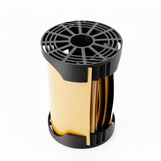 Bobina de revelado para película plana 3x4 pulgadas para tanque Paterson Sistema 4