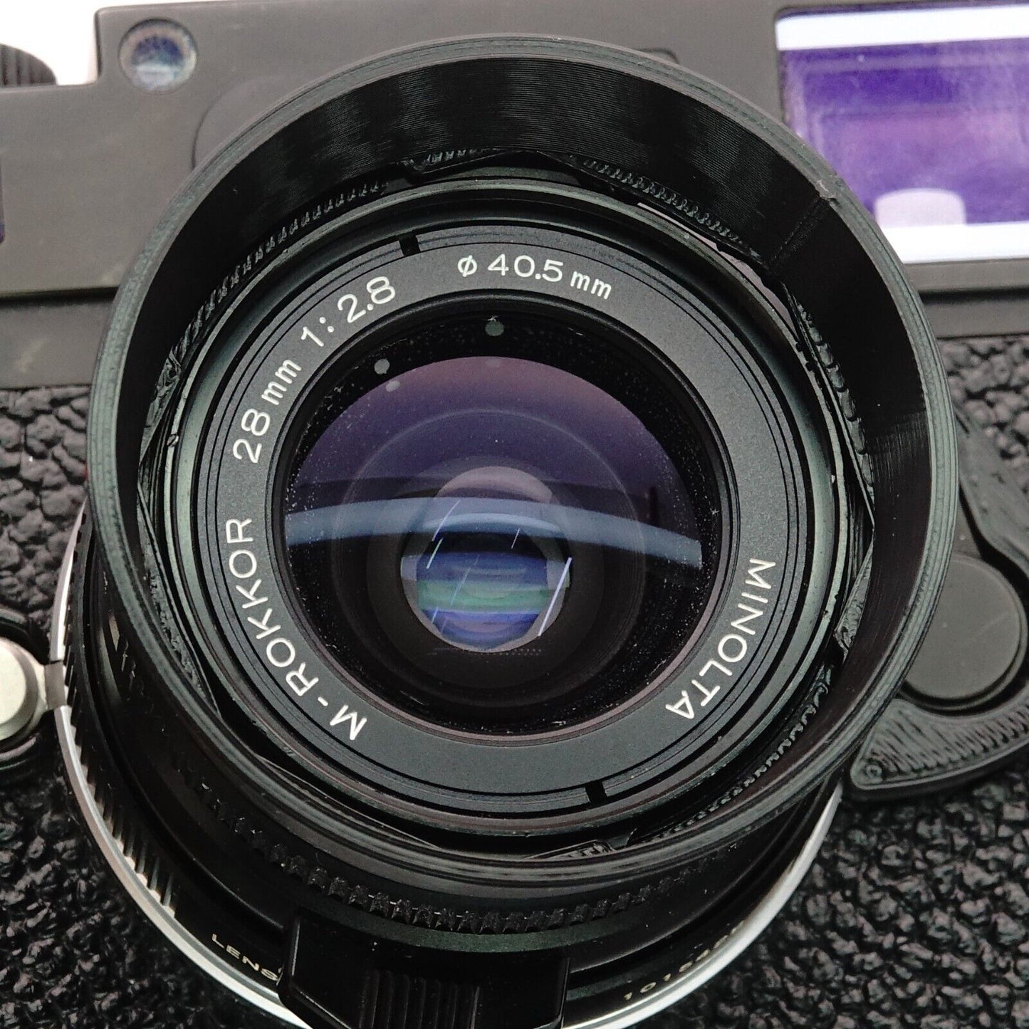 Parasol para Minolta M-Rokkor 28mm f/2.8 (CL y CLE)
