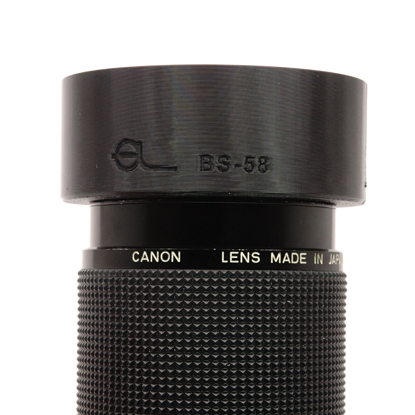 Parasol BS-58 para objetivos Canon FD 55mm f/1.2 / 50-135mm