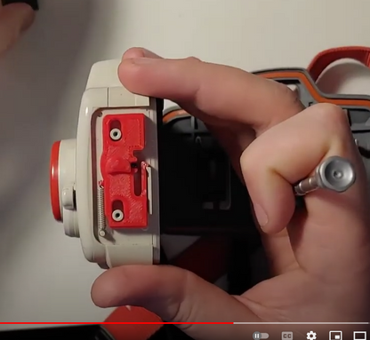 2x Gancho para cierre de puerta para Canon Sure Shot WP-1 / A-1 / Autoboy D5