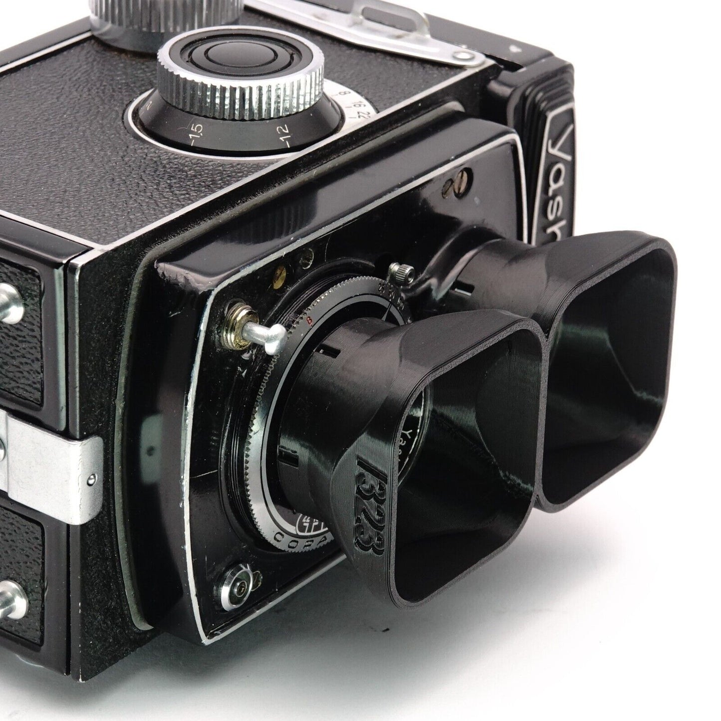 Double lens hood for Yashica-A