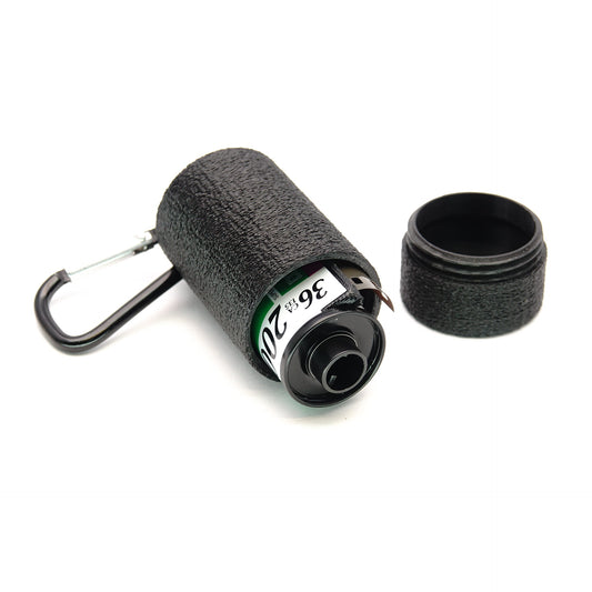 Portachiavi a barilotto per pellicola 35mm con moschettone per Kodak, Fuji, Ilford e altri