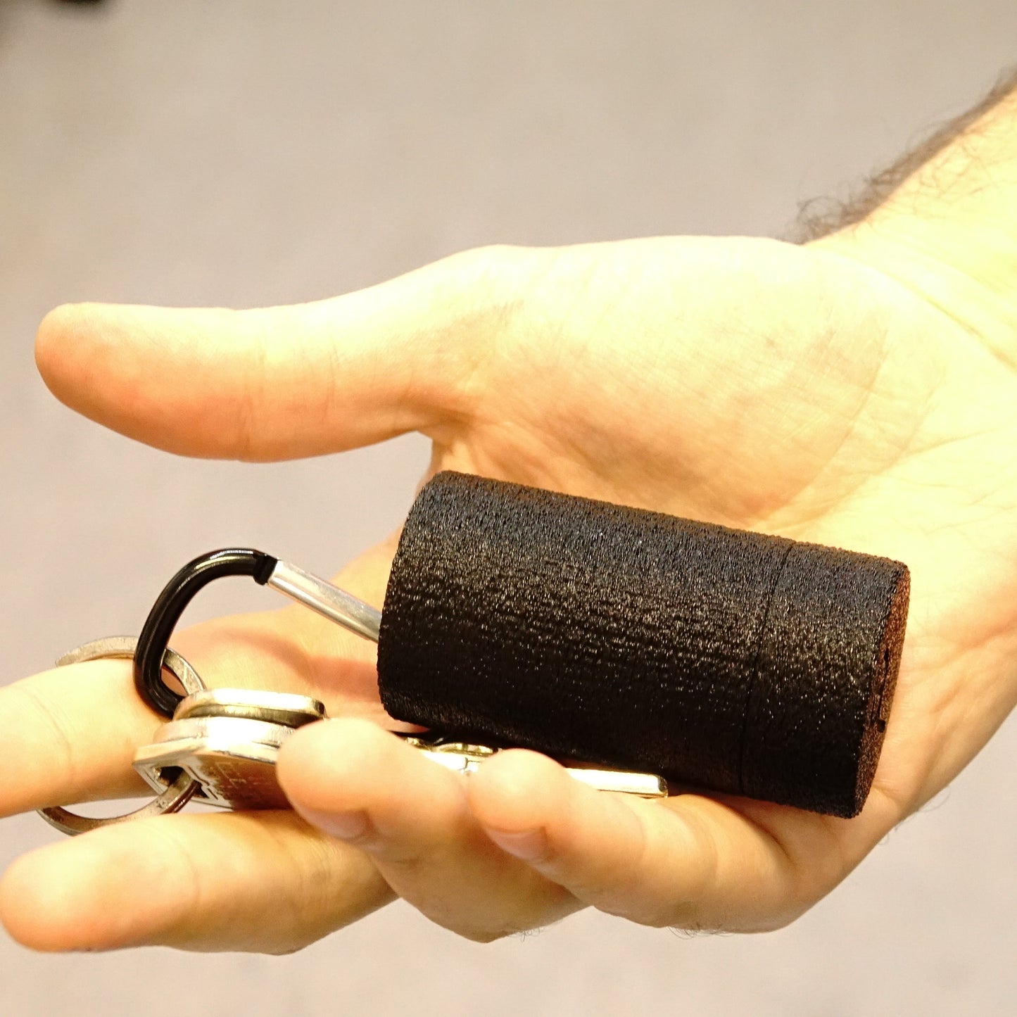 Llavero de bote de película de 35 mm con mosquetón para Kodak, Fuji, Ilford y más