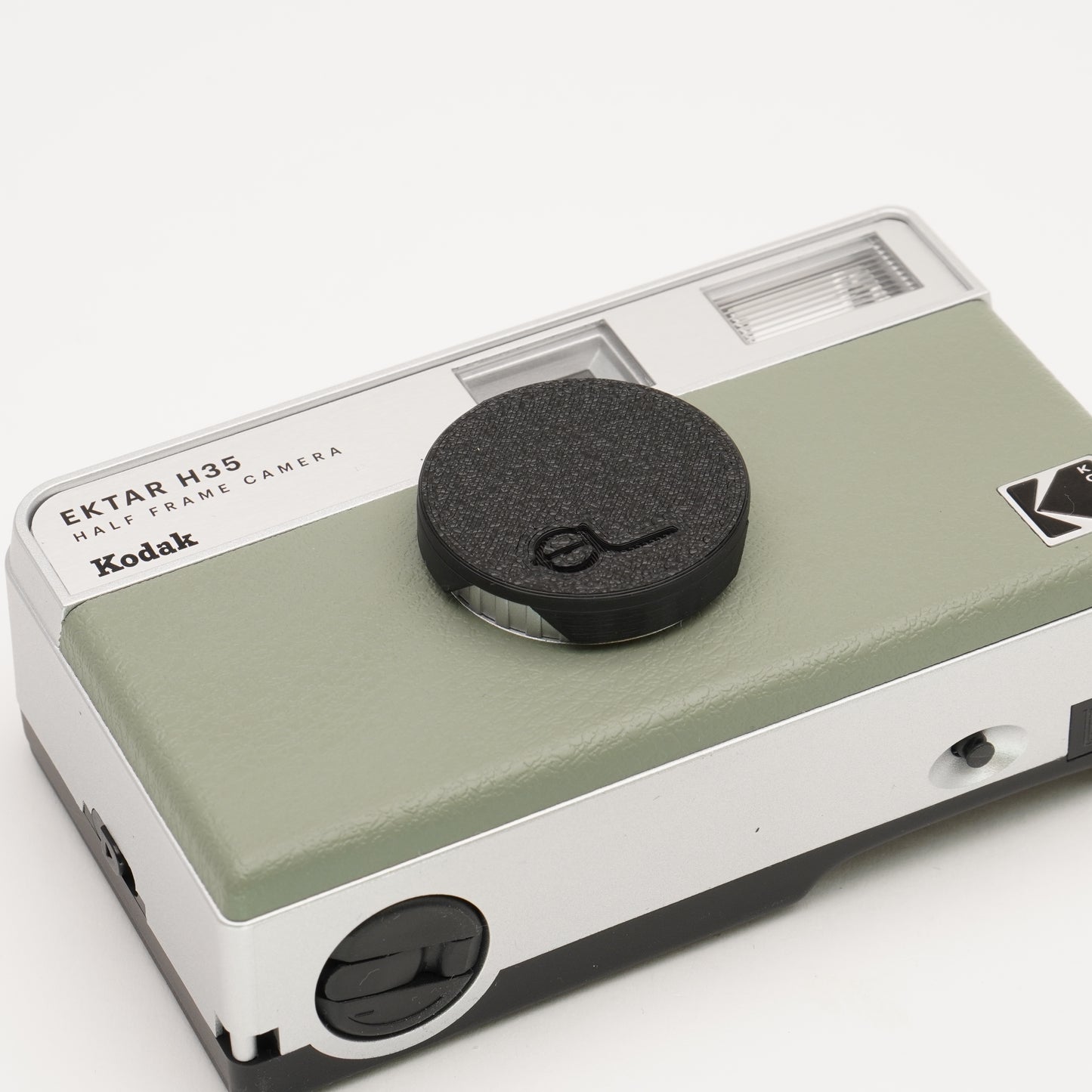 Objektivdeckel, Filteradapter & Auslöseschutz für Kodak Ektar H35