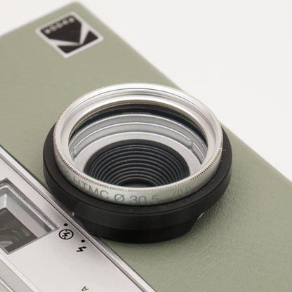 Objektivdeckel, Filteradapter & Auslöseschutz für Kodak Ektar H35