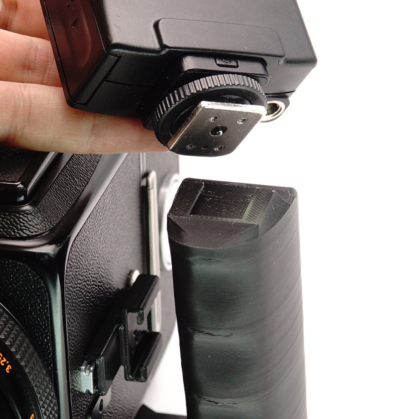 Poignée en L avec compartiment Arca Swiss et Darkslide pour Hasselblad 500C/M, 503CW