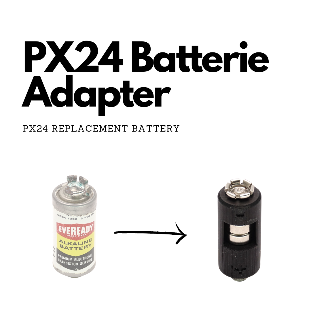 Adaptador de batería PX24 3V para Polaroid Automatic 103, 104, 210, 320