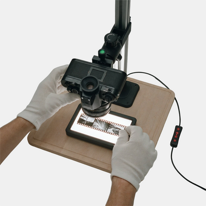 Support de reproduction modulaire « Copy Stand » pour numérisation de films DSLR & DSLM