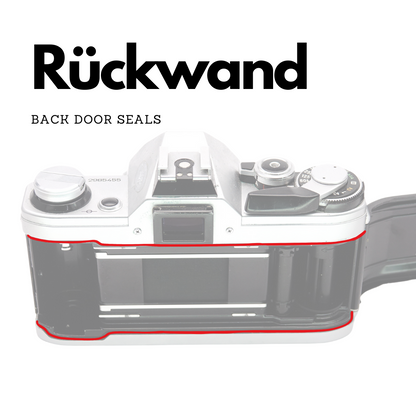 Universal Lichtdichtung Set mit Spiegeldämpfer für Canon, Nikon, Minolta & Olympus