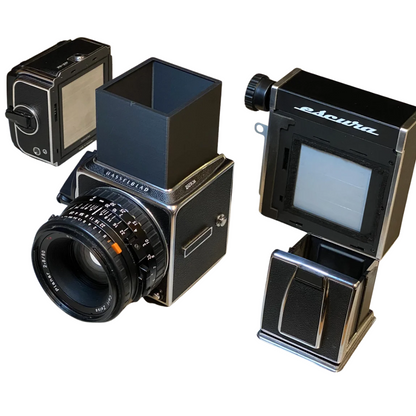 Focus adapter set for Escura Hasselback on Hasselblad 500
