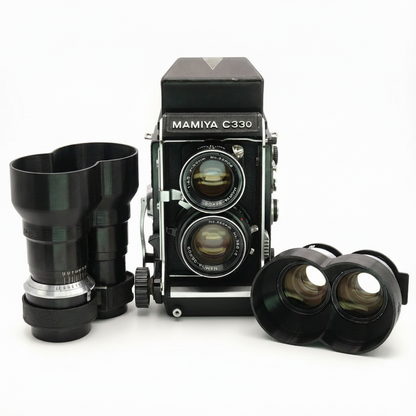 Gegenlichtblende für Mamiya C330 / C220 / C33 Objektive (55mm - 250mm)