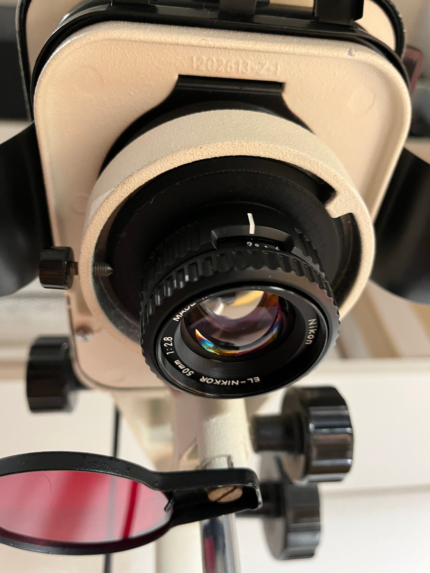 Piastra obiettivo M39 (Ø 69mm) per Meopta Axomat 4 e Opemus 3