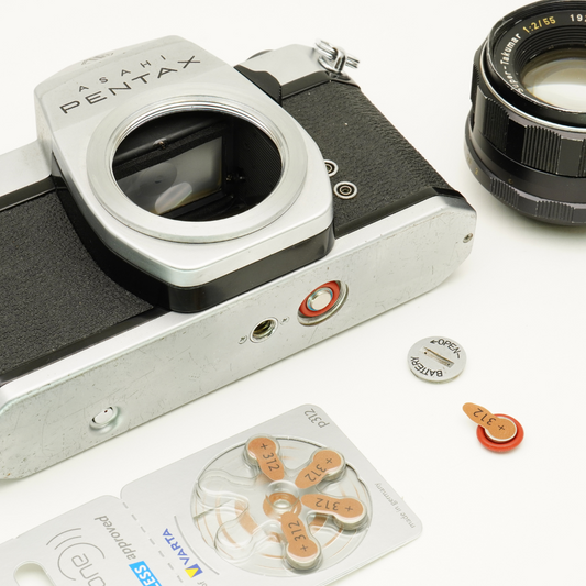 Set adattatore batterie PX400 per Pentax Spotmatic SP e Fujica ST