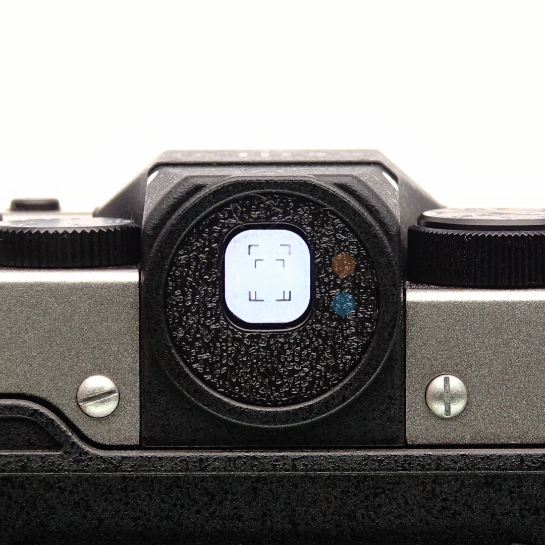 LED cover viewfinder display for Pentax 17