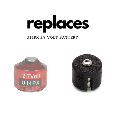 PX14 Battery Adapter (2x 675 Zinc-Air) for Nikon Zoom 8, Fujica P2 & Konica S