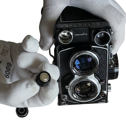 Adaptador de batería PX1 MR50 para Minolta Autocord, Canon QL25, Olympus 35 LE