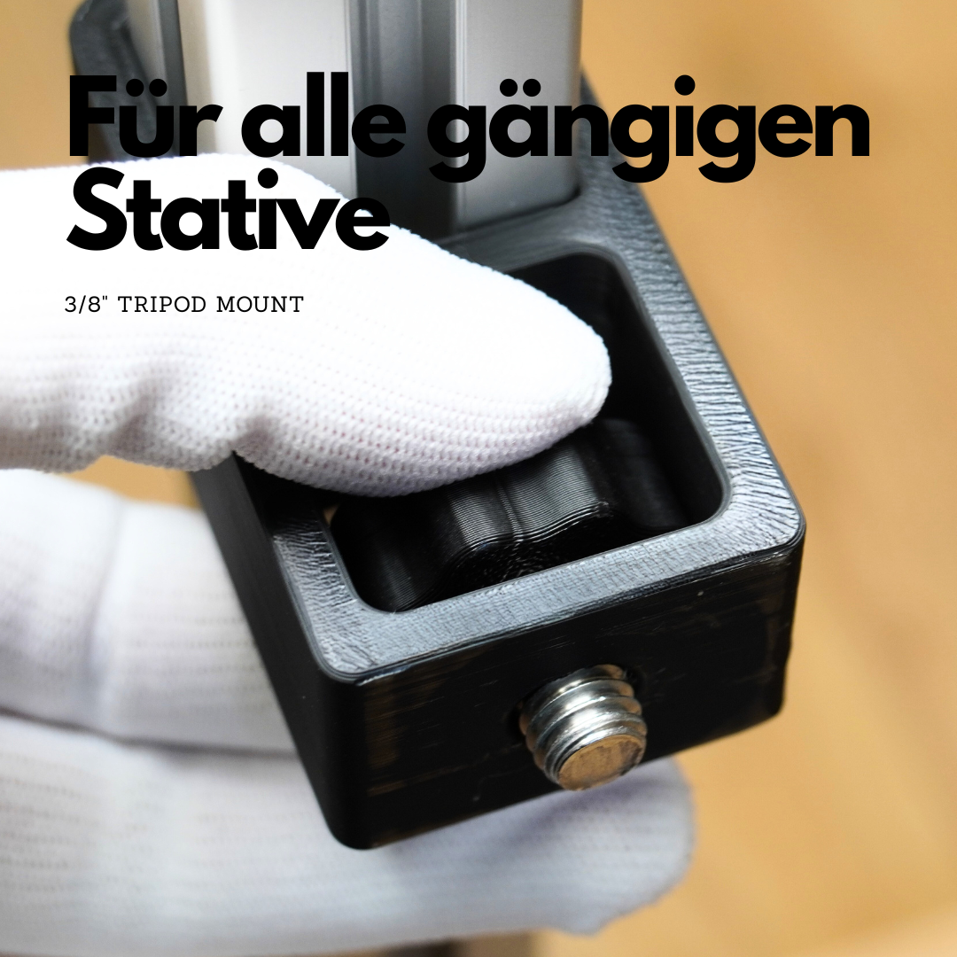 Support de reproduction modulaire « Copy Stand » pour numérisation de films DSLR & DSLM