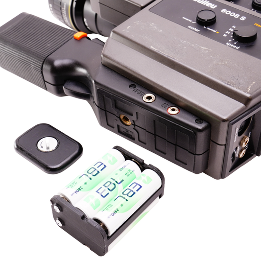 Adattatore per batterie per Beaulieu 6008 / 7008 / 9008 (pile AA)