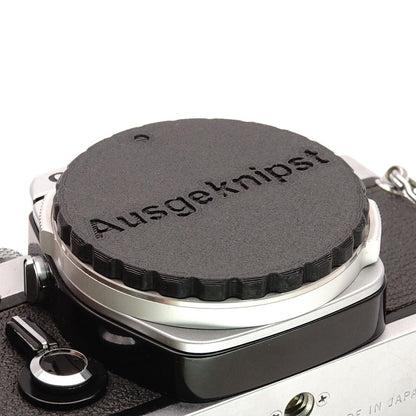 Copriobiettivo per fotocamere Olympus OM (OM-1, OM-2, OM-4, OM-10)