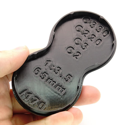 Copriobiettivi doppio Mamiya C330 per Sekor 65mm, 180mm e 250mm