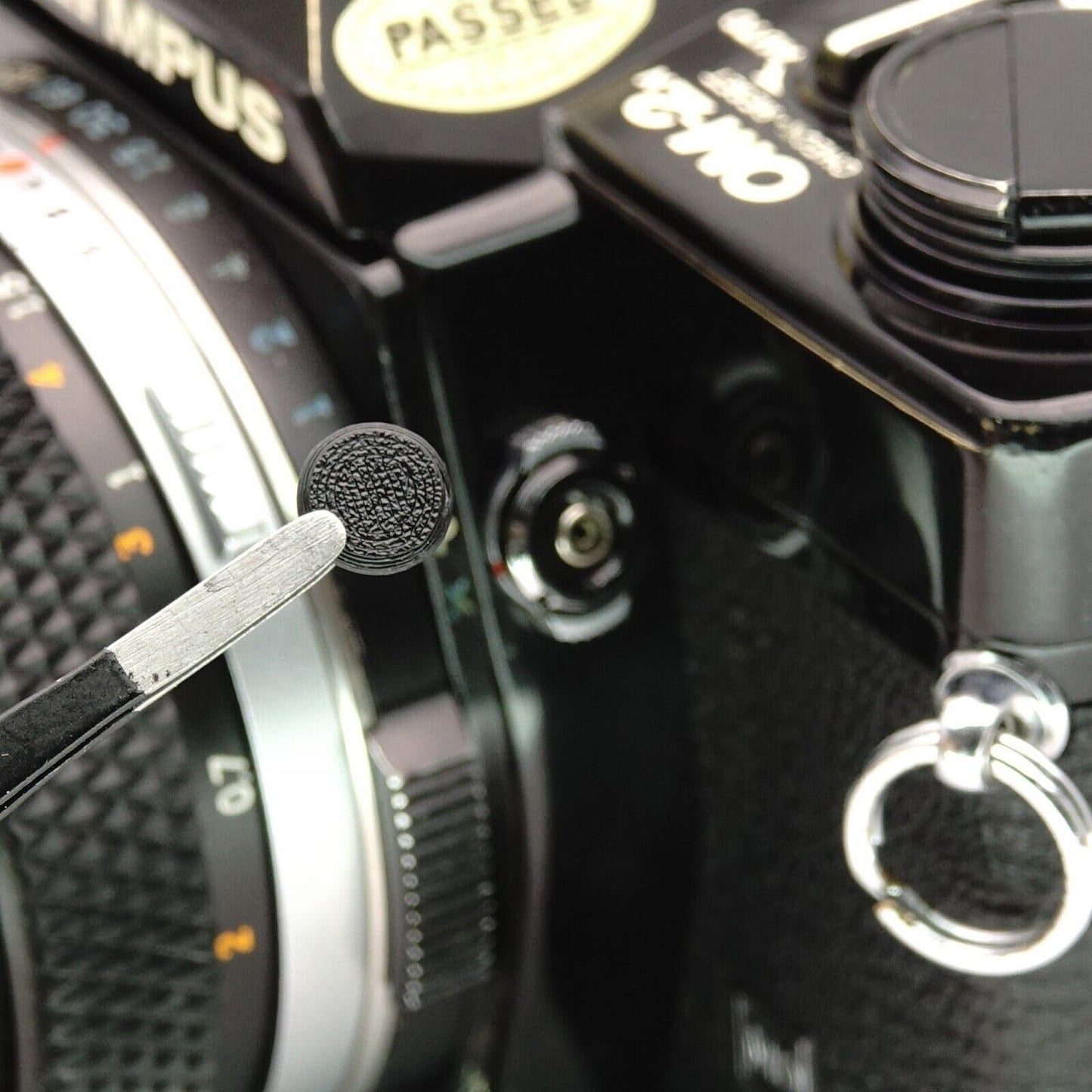 Tapa de protección para sincronización PC para Olympus OM-1, OM-2 y OM-4