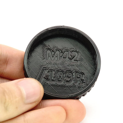 Tapa trasera de objetivo M42 para Helios-44, Takumar y Zeiss Jena