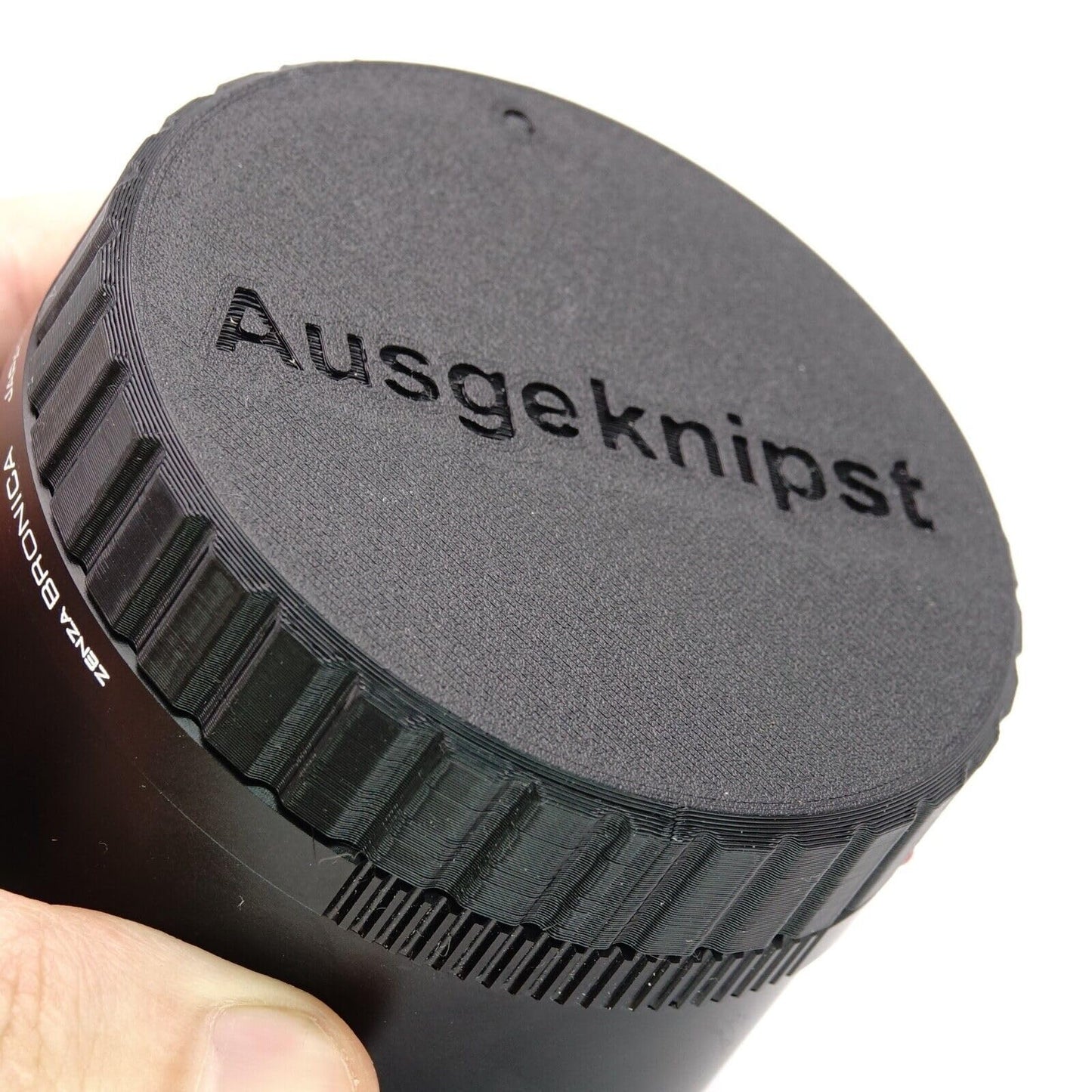 Copriobiettivo posteriore per obiettivi Zenzanon Bronica ETR ETRS ETRSi