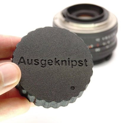 Tapa trasera de objetivo PB bayoneta para Praktica B y Carl Zeiss Jena