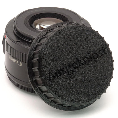 Lens rear cap for Canon EF bayonet (L-series, STM, USM)