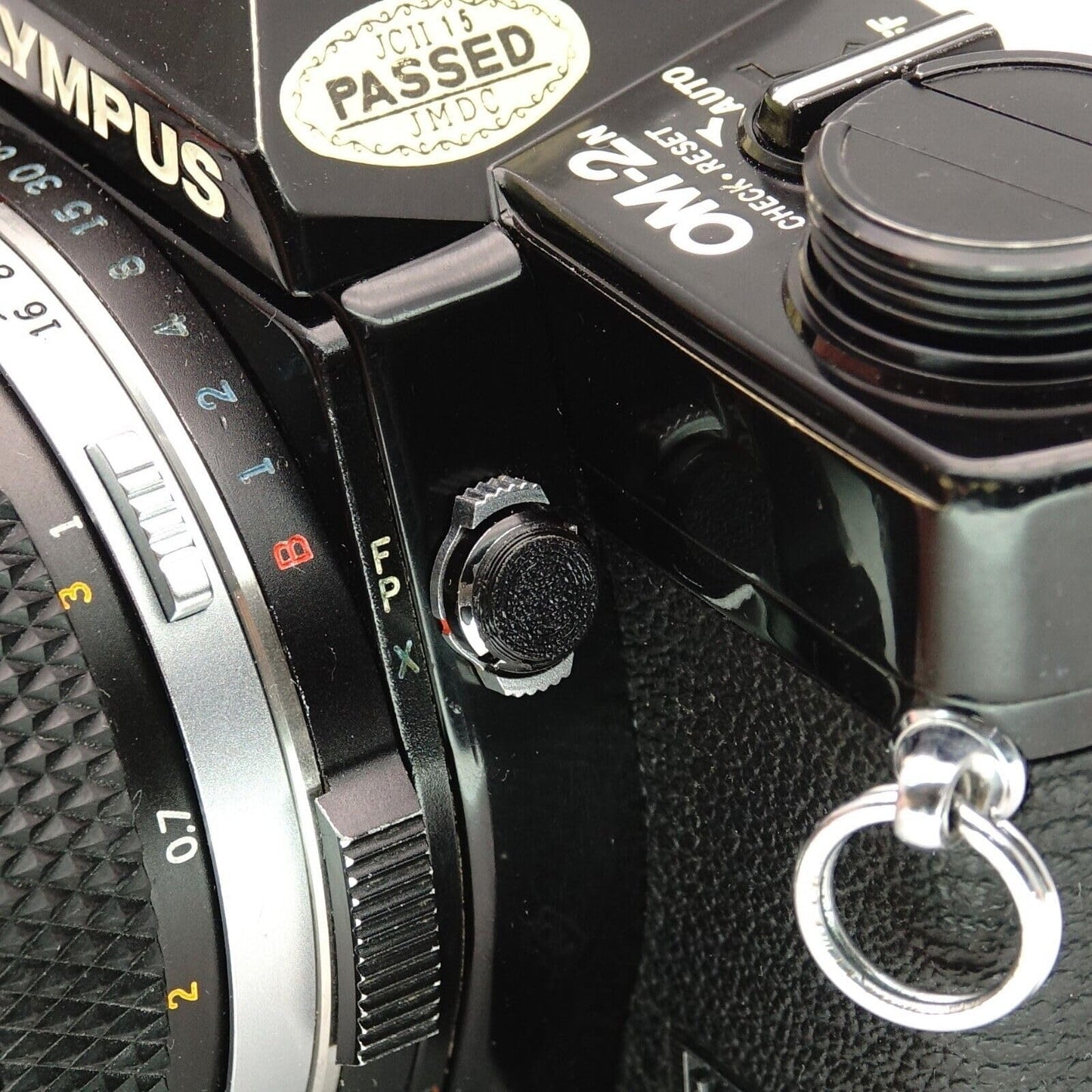 Tapa de protección para sincronización PC para Olympus OM-1, OM-2 y OM-4