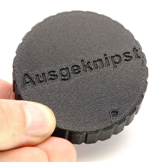 Copriobiettivo posteriore per obiettivi Leica R (Summicron, Elmarit)