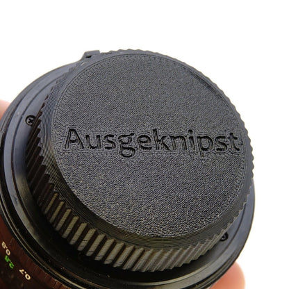 Lens rear cap for Minolta SR MC MD Rokkor lenses