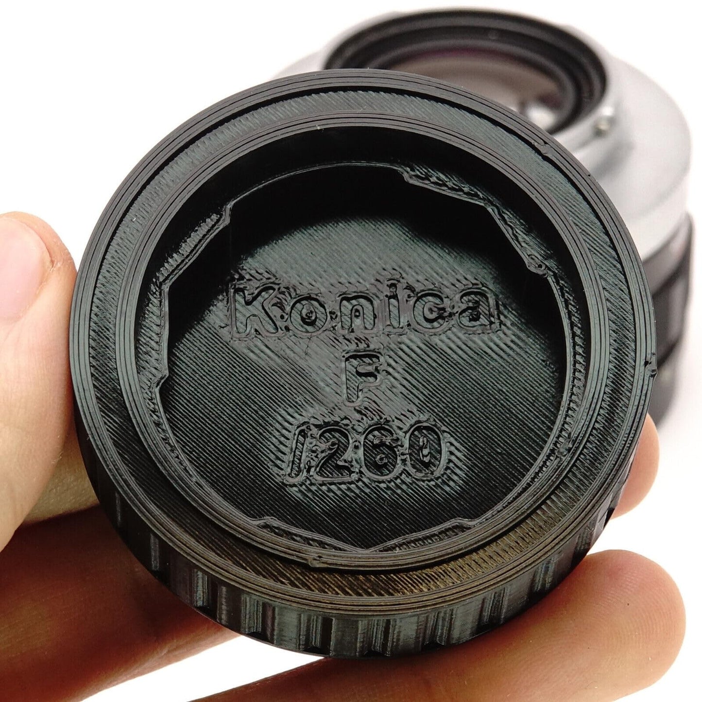 Cache d'objectif à baïonnette F pour Konica F, FS, FM et FP