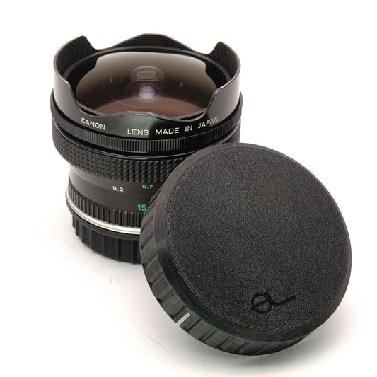 Bouchon d'objectif pour Canon FD 15mm 1:2.8 Fisheye (73mm)