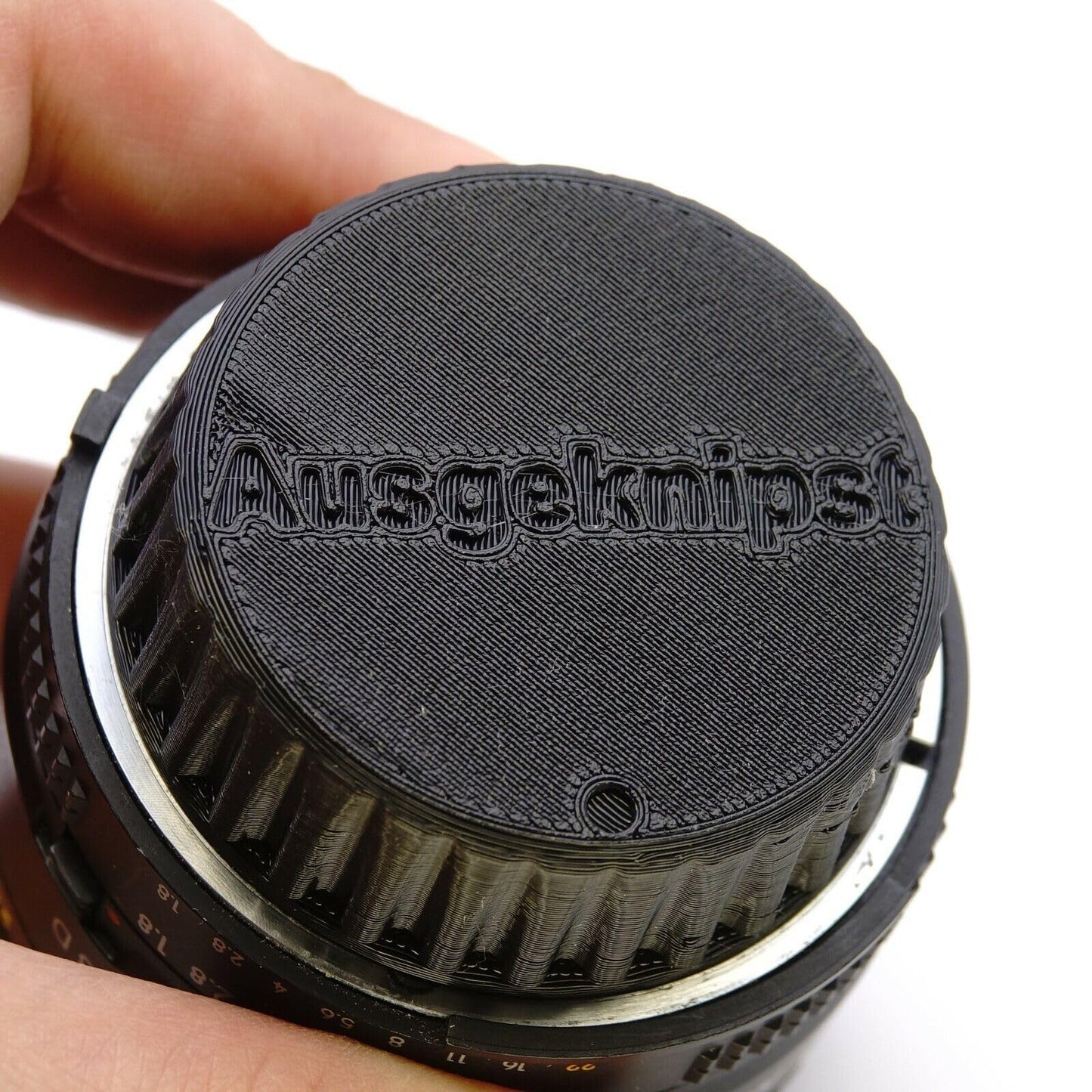 Tapa trasera de objetivo Nikon F Mount para Nikkor AI, AI-S y AF