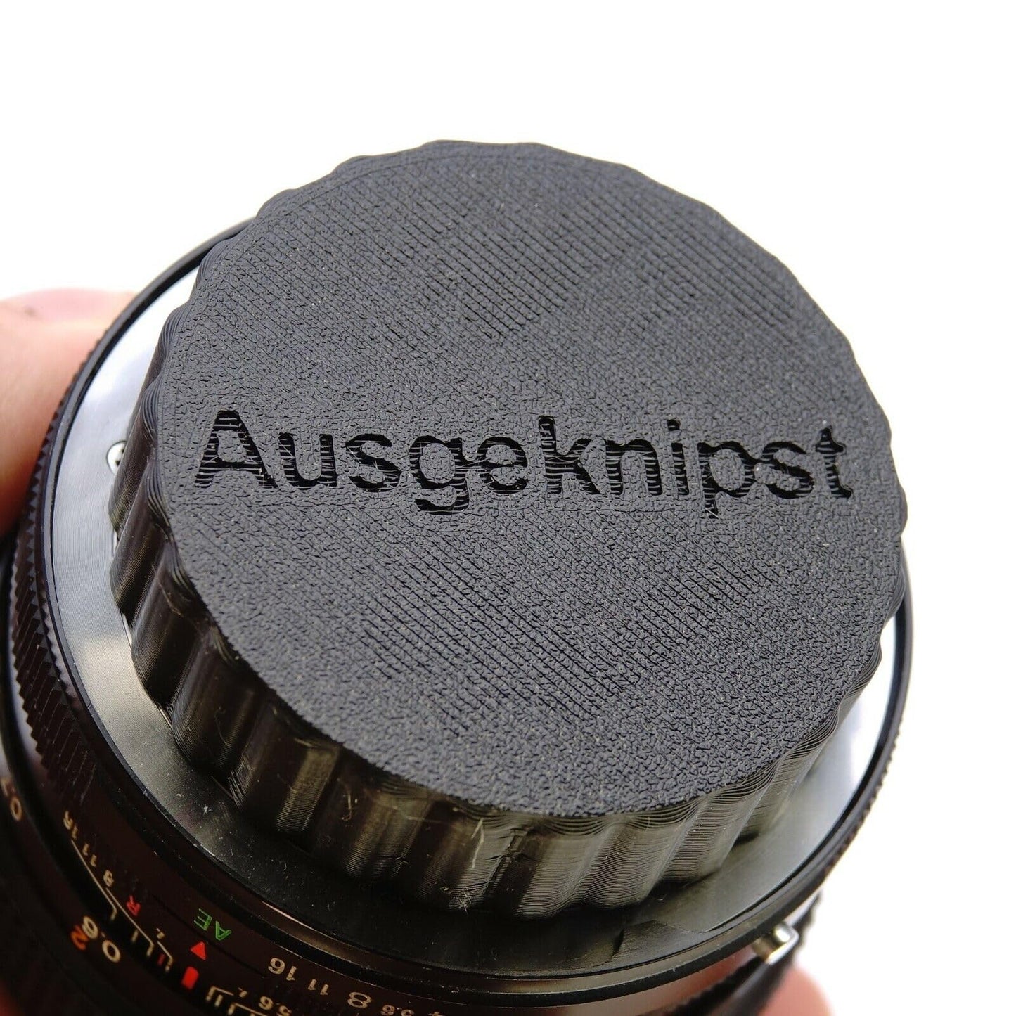 Lens rear cap for Konica Hexanon AR 40mm f/1.8, 50mm f/1.7 & 57mm f/1.2